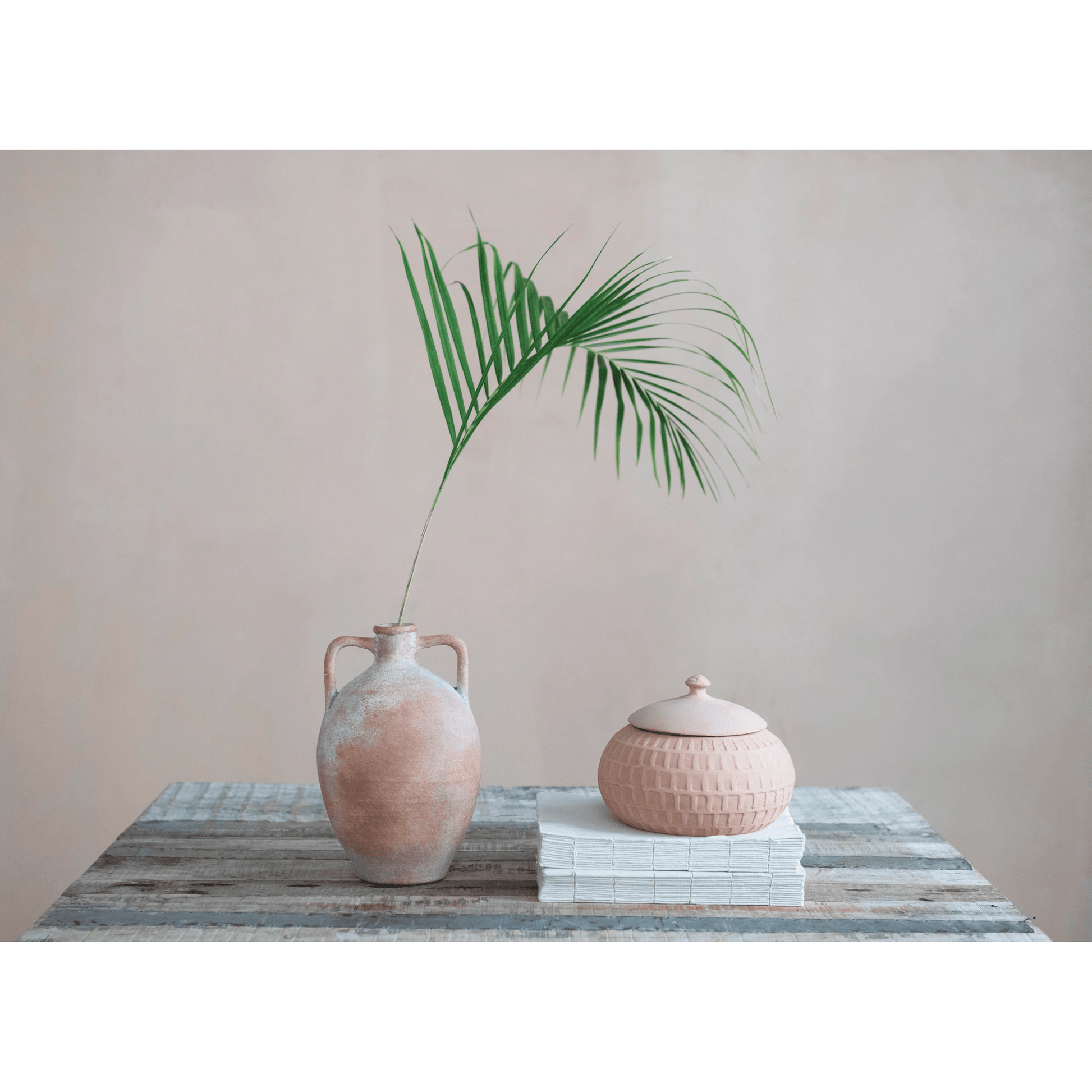 Willow Terracotta Urn with Handles - Tampa Home & Garden Store