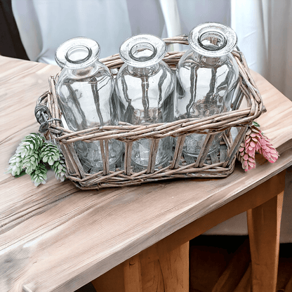 Willow Wrapped Vases - Tampa Home & Garden Store