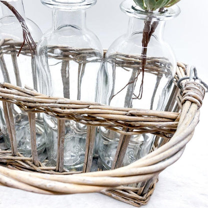 Willow Wrapped Vases - Tampa Home & Garden Store