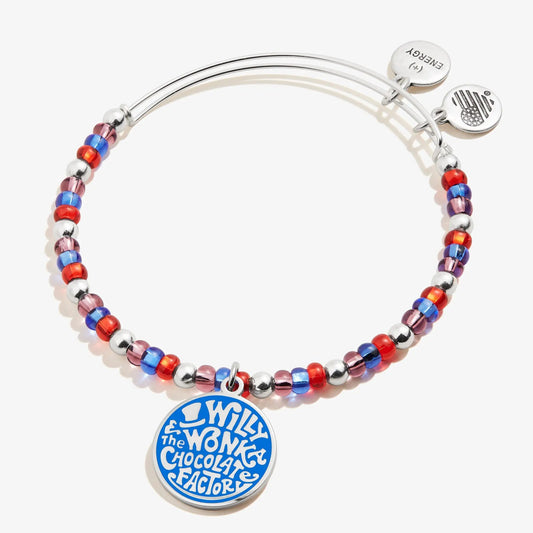 Bracelet Willy Wonka Chocolate Factory Beaded Charm Bangle by Alex and Ani multicolor beads on Tampa Home & Garden Store