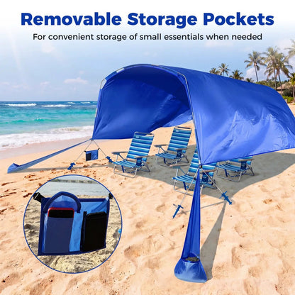 Wind Powered Beach Tent Portable Sun Shelter