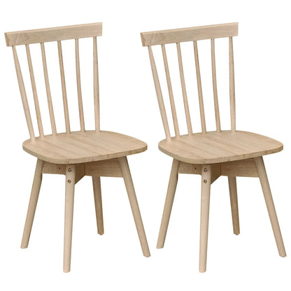 Windsor Dining Chairs Set of 2 with Swivel Seat