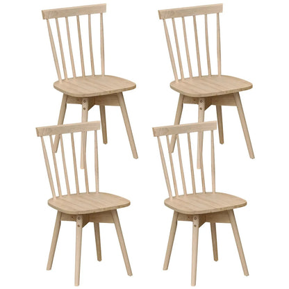 Windsor Dining Chairs Set of 4 with Swivel Seats