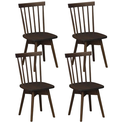 Windsor Dining Chairs Set of 4 with Swivel Seats