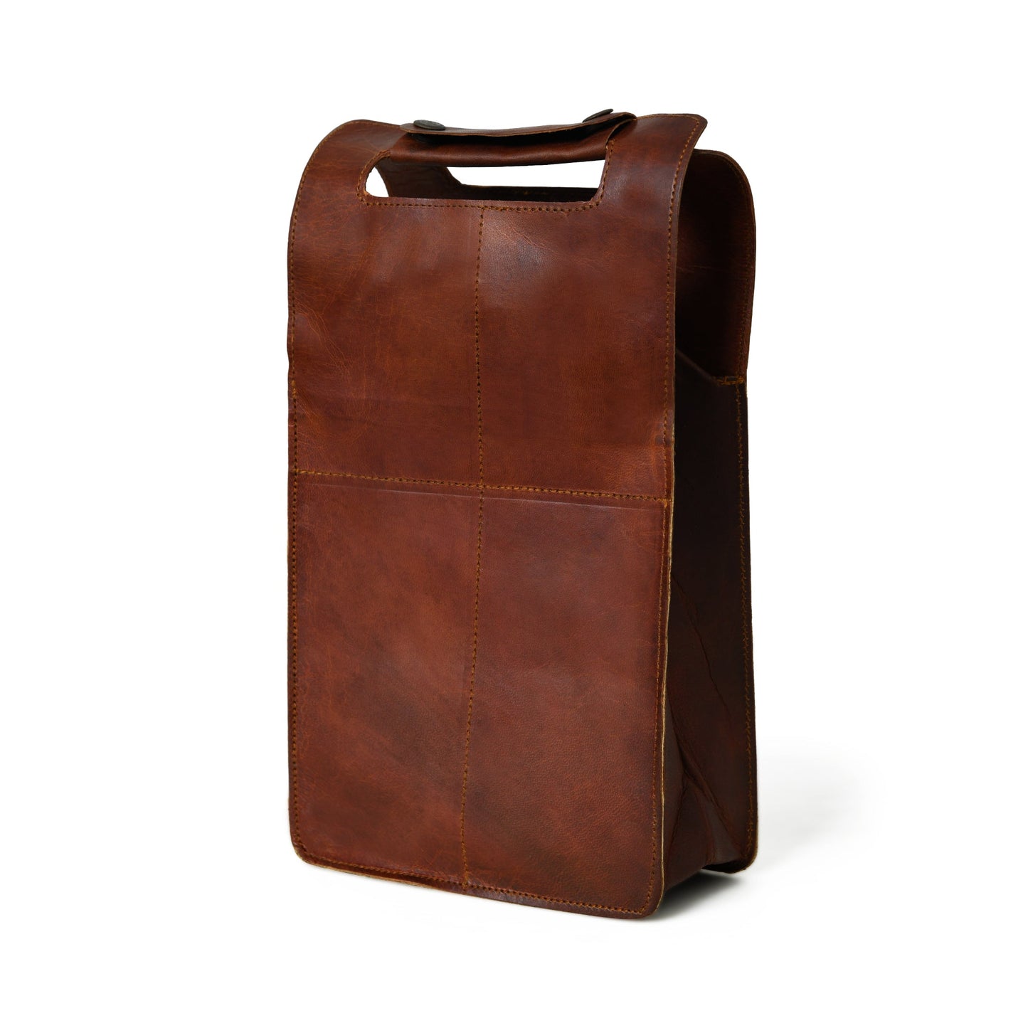 Wine Bottle Leather Cover - Tampa Home & Garden Store