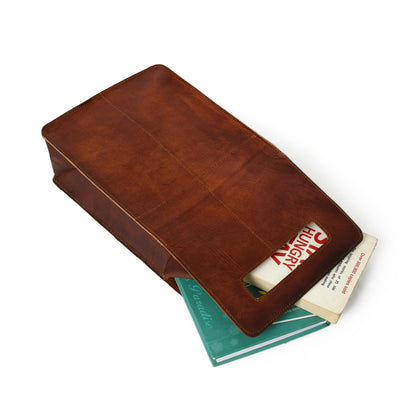 Wine Bottle Leather Cover - Tampa Home & Garden Store