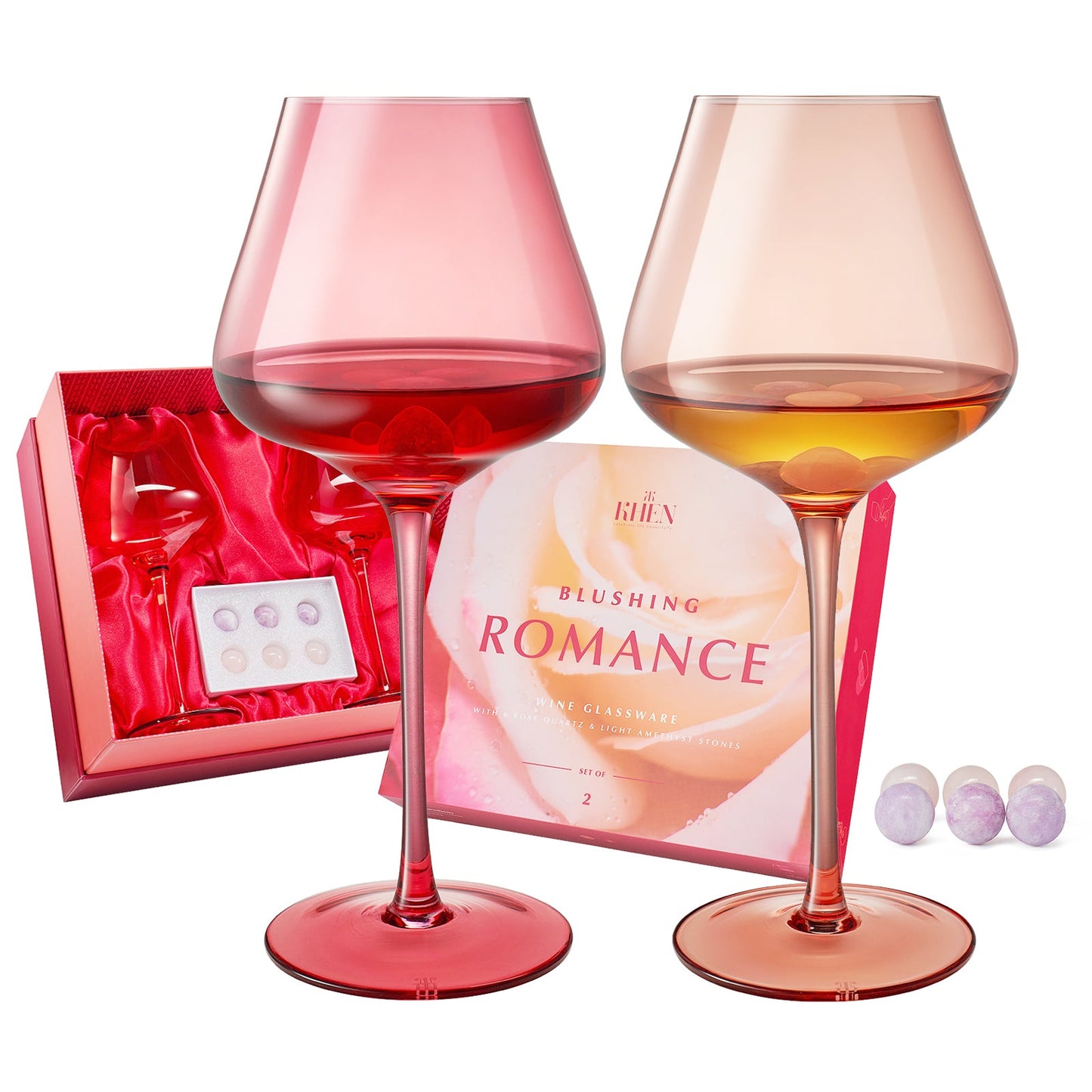 Love Wine Glasses And The Quartz Stone Chillers