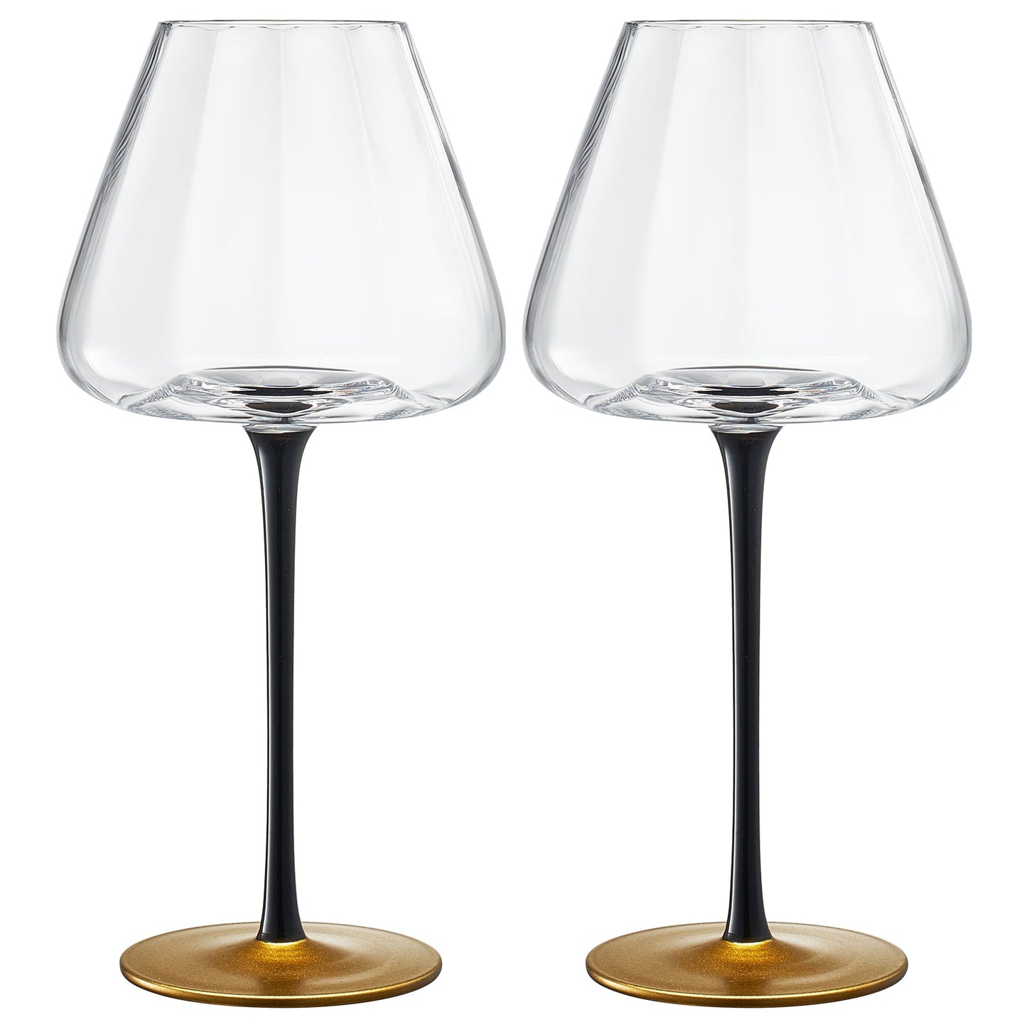 Venice Stemmed Wine Glassware Set of Two