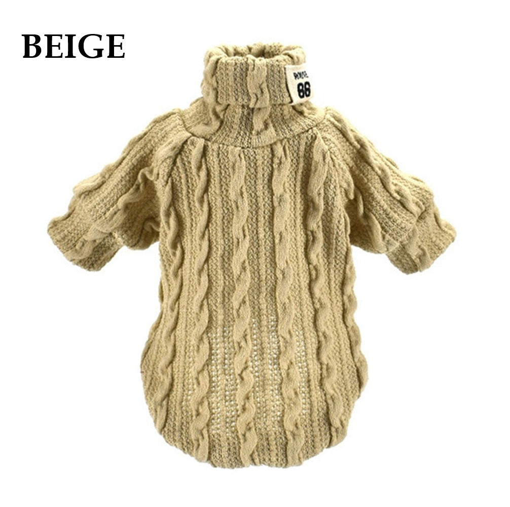 Winter Warm Knitted Turtleneck Sweater for Small Dogs or Cats - Tampa Home & Garden Store