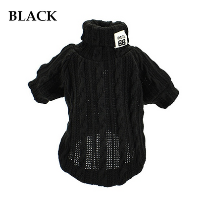 Winter Warm Knitted Turtleneck Sweater for Small Dogs or Cats - Tampa Home & Garden Store
