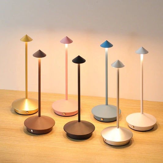 Wireless LED Table Lamp with Touch Dimming | Cordless Ambient Lighting - Tampa Home & Garden Store