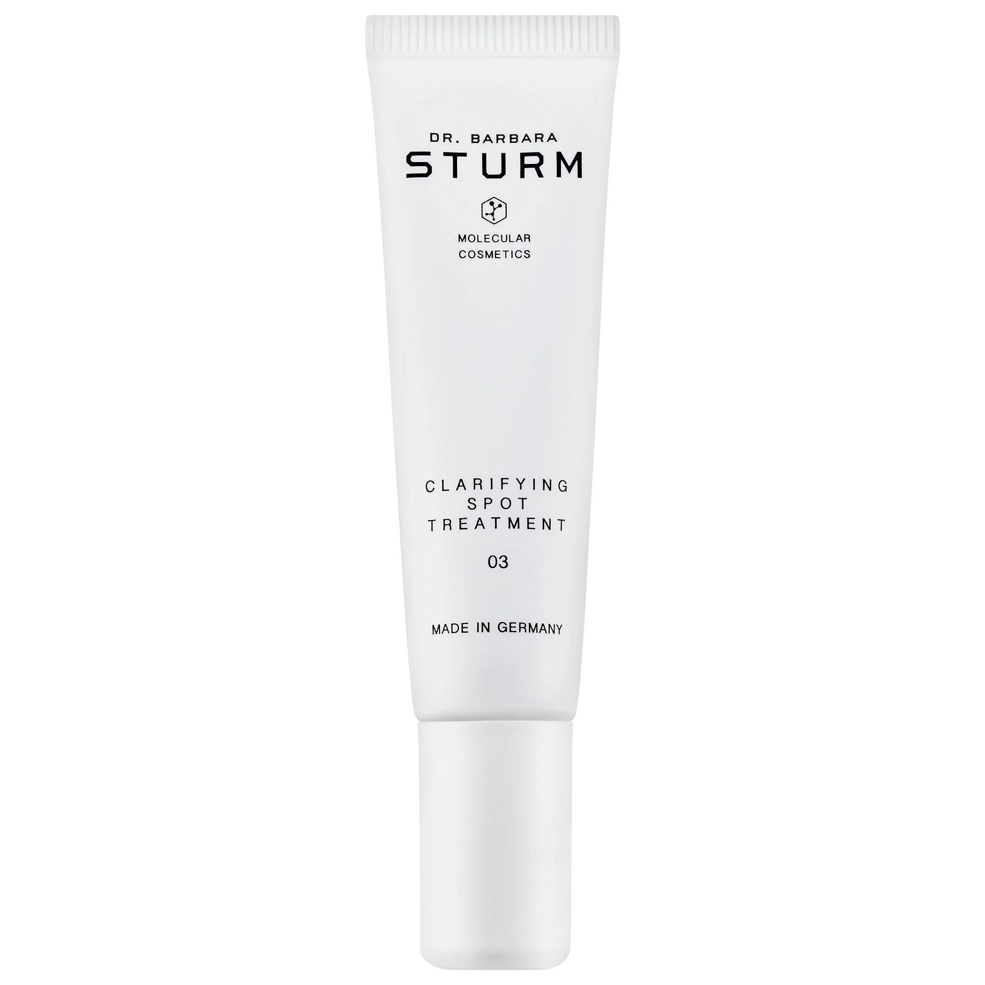 Dr. Barbara Sturm Clarifying Spot Treatment tube, white squeeze bottle, shade 03 on Tampa Home & Garden Store