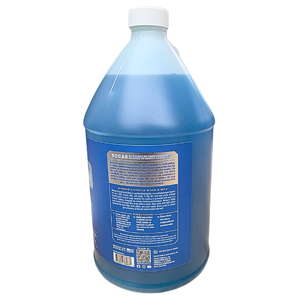 SOCAR Wash n Wax - Jabón para lavado de autos con pH neutro infundido con cera de carnauba