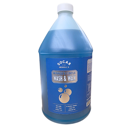 SOCAR Wash n Wax - Jabón para lavado de autos con pH neutro infundido con cera de carnauba