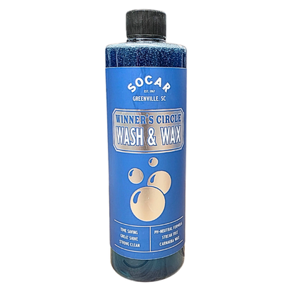 SOCAR Wash n Wax - Jabón para lavado de autos con pH neutro infundido con cera de carnauba