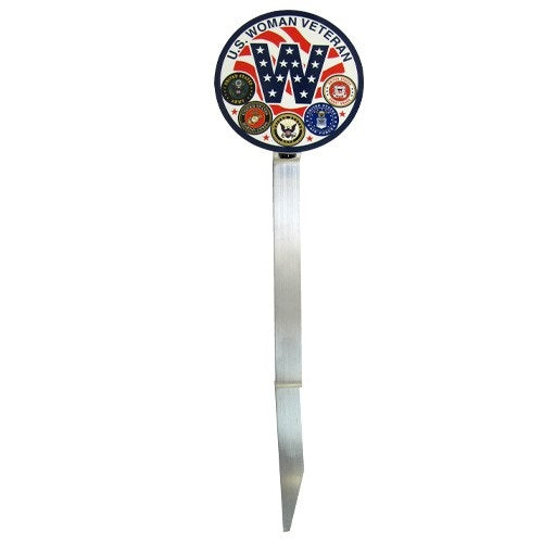 Woman Veteran Grave Marker | Made in USA - Tampa Home & Garden Store