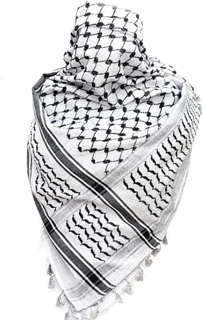 Women's Soft Cotton Scarf with Gold Sparkle – Lightweight Hijab, Shawl, Headwrap for All Occasions - Tampa Home & Garden Store