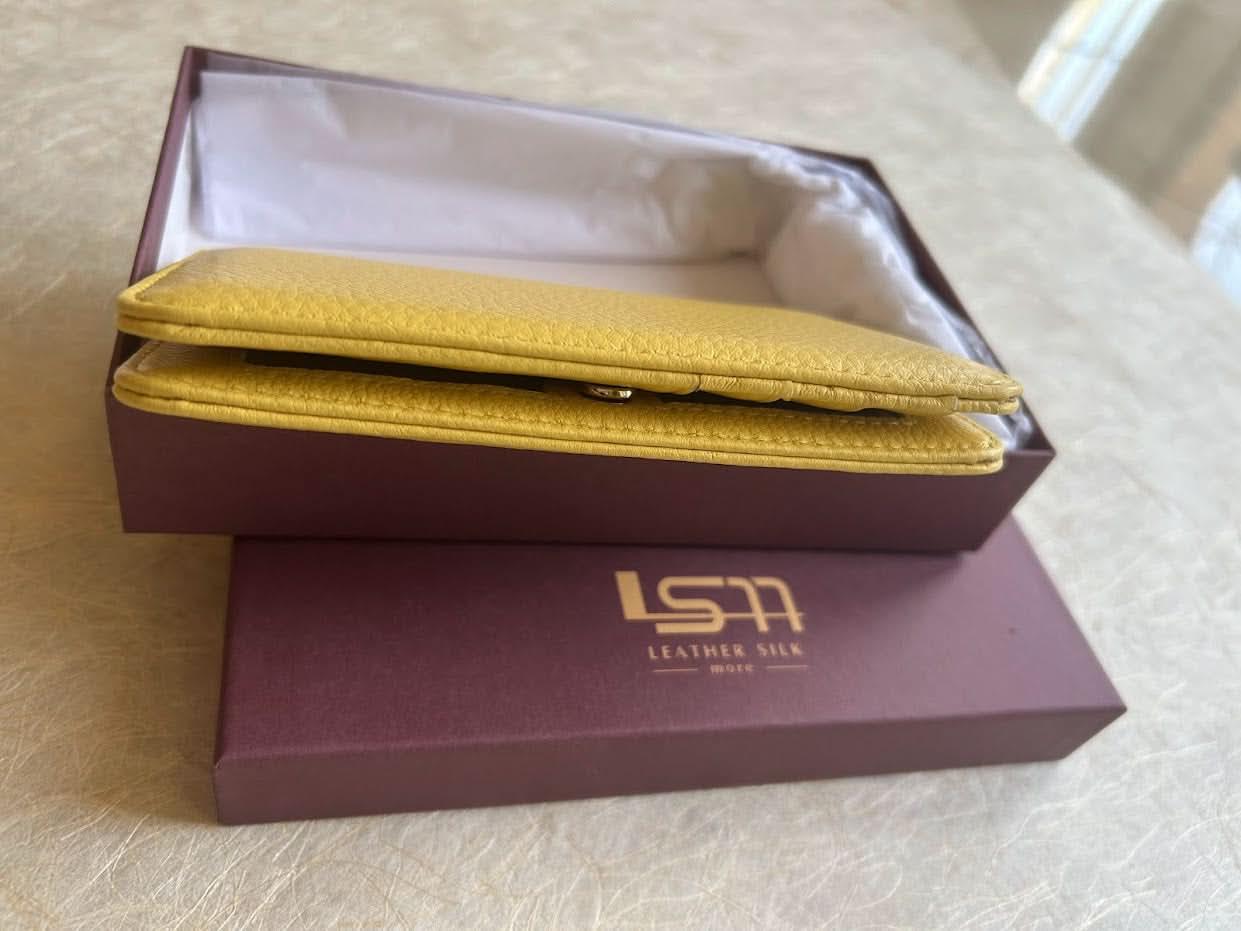 Leather Wallet, Sophia Full Grain Card  Wallet