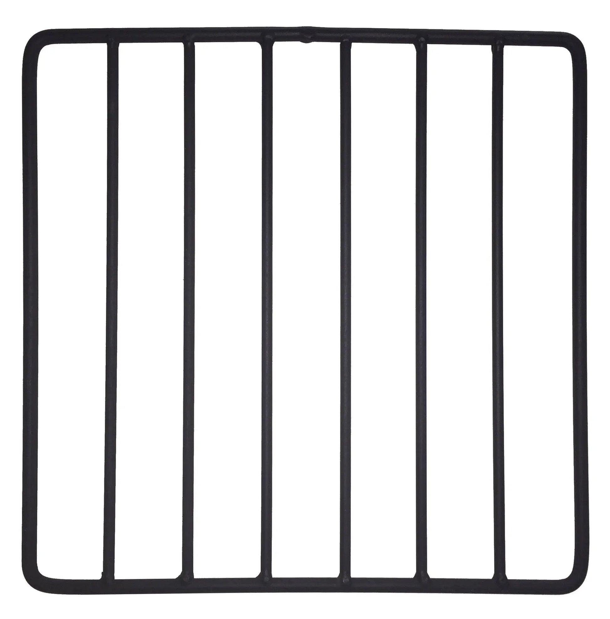 Wood grate for Tuscan Tile square fire pit, black metal replacement part Fire Sense/Balkene on Tampa Home & Garden Store