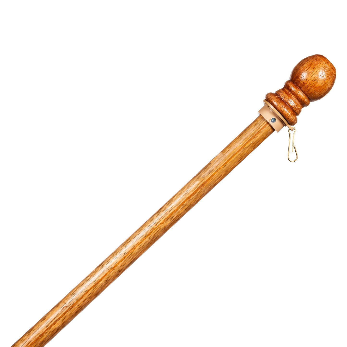 Wood House Flag Pole with Ring - Tampa Home & Garden Store