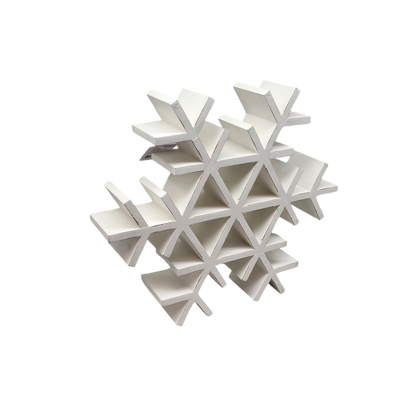 Wood Tabletop Snowflake - - Tampa Home & Garden Store