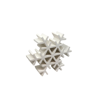 Wood Tabletop Snowflake - - Tampa Home & Garden Store