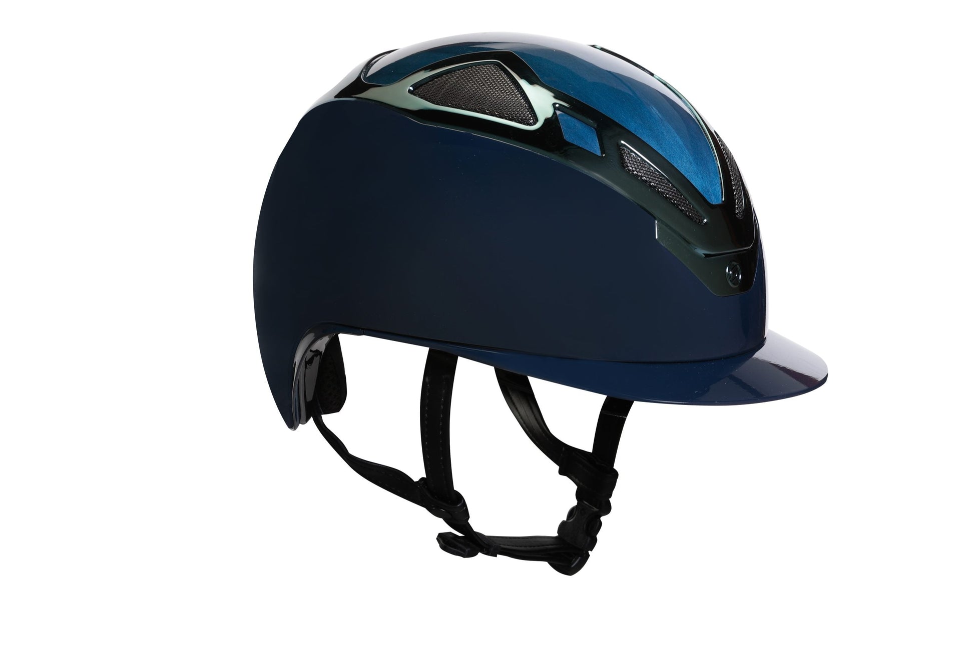 Suomy Apex Riding Helmet navy glossy with blue accents by American Equus on Tampa Home & Garden Store