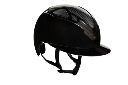 Suomy Apex riding helmet wood black glossy finish by American Equus, equestrian helmet on Tampa Home & Garden Store