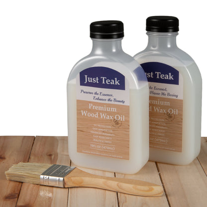 Wood Oil Cleaner and Brightener Set for Wood