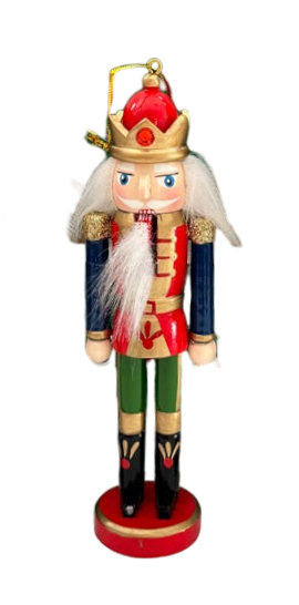 Wooden Nutcracker Ornament - King - Tampa Home & Garden Store