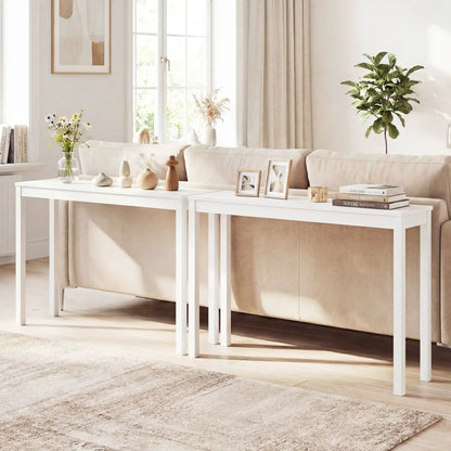 Wooden Console Table Modern Farmhouse Sofa Table