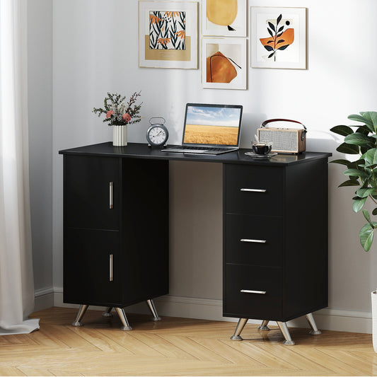 Wooden Manicure Table Nail Desk with Drawers Wrist Rest - Tampa Home & Garden Store