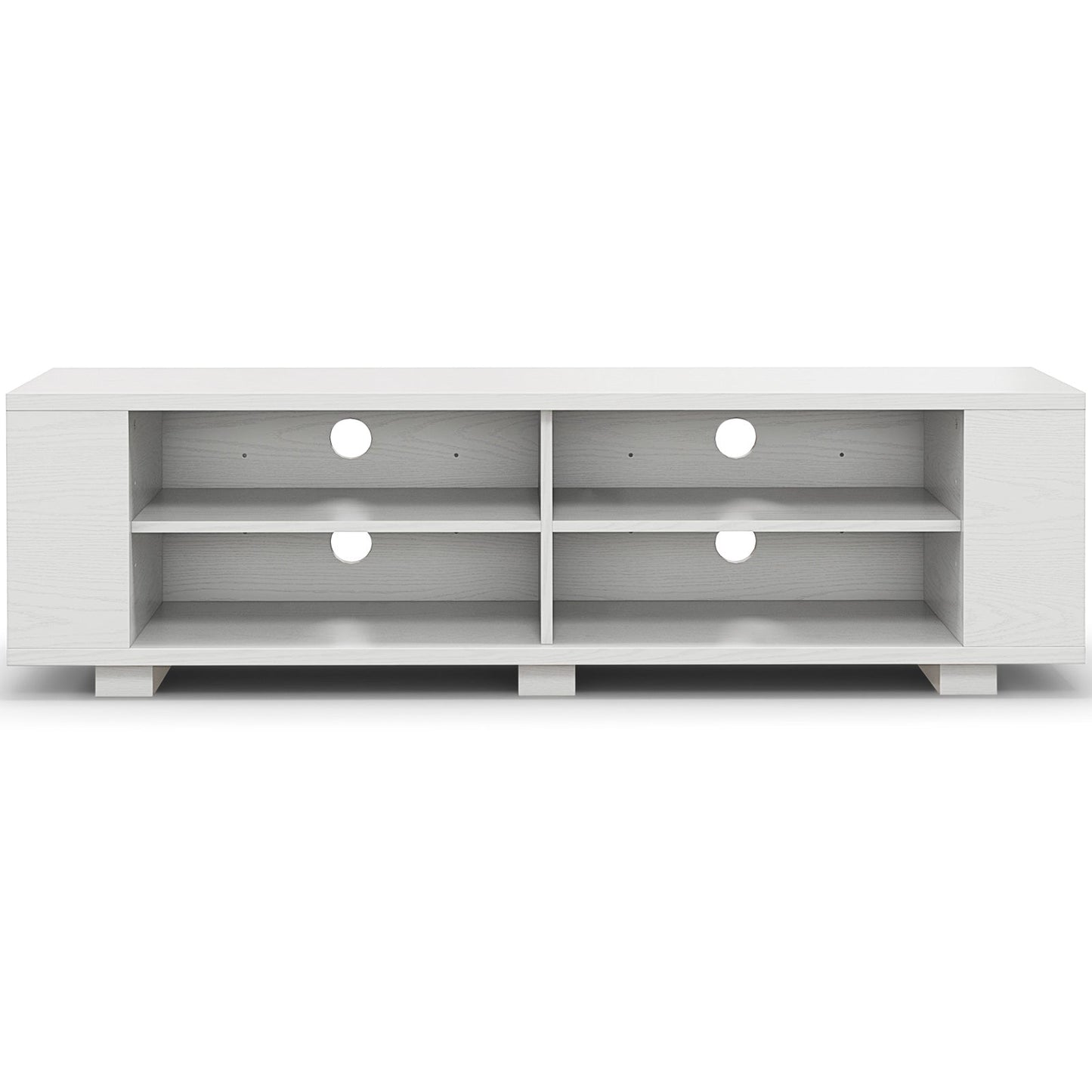 Mueble TV de Madera para Almacenamiento y Entretenimiento, 59 Pulgadas, Nogal