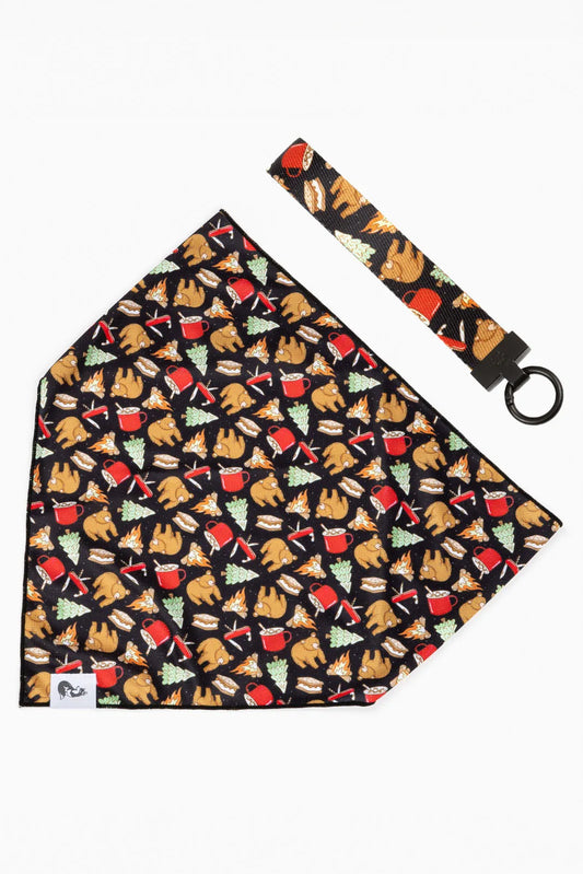 Woodland Tales Dog Bandana & Matching Keychain - Tampa Home & Garden Store