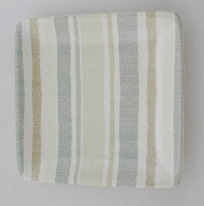 Woodland Walk Canape Plate Stripe - Tampa Home & Garden Store