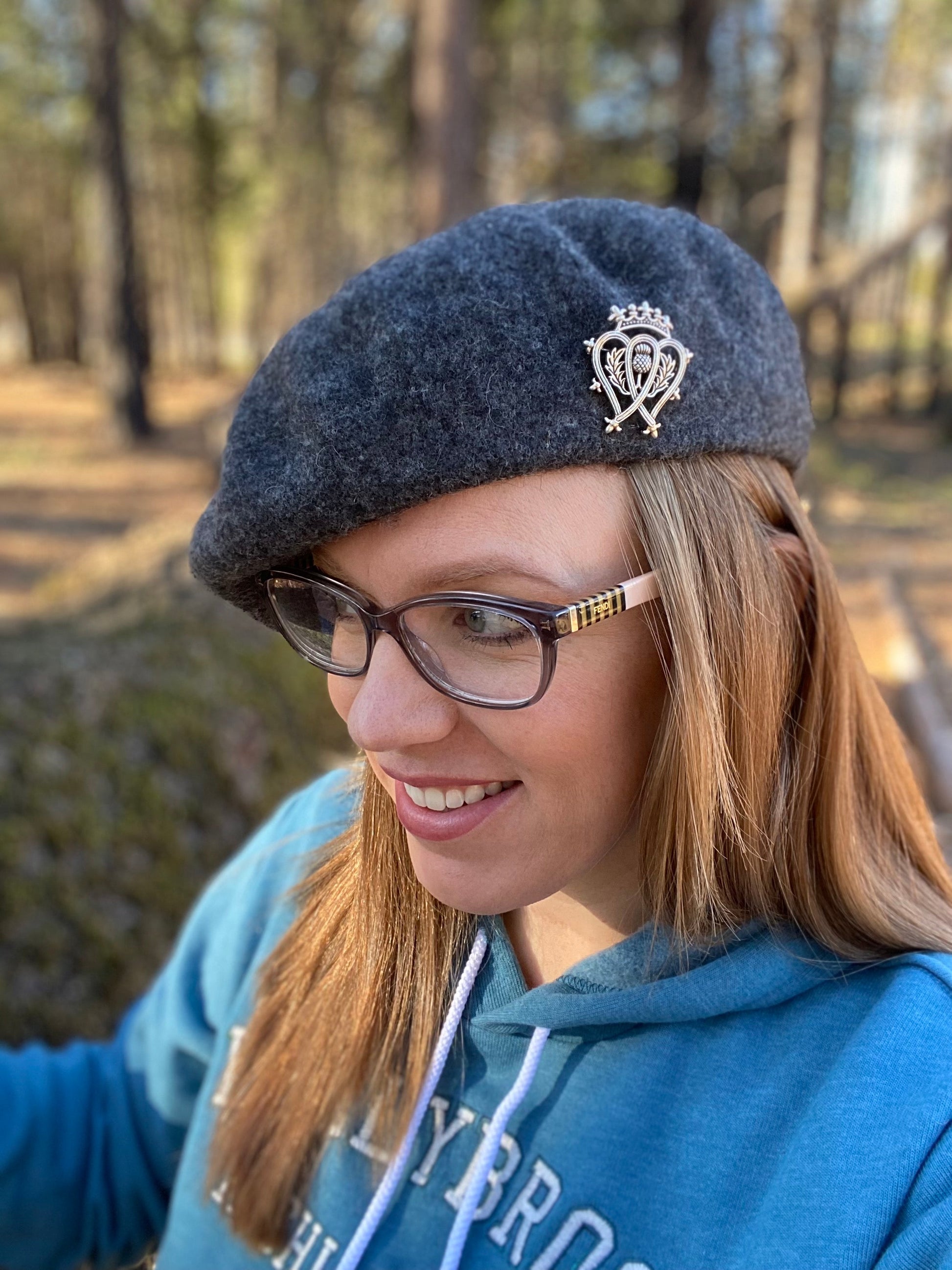 Wool Blend Felt Tam O'Shanter - Scottish Bonnet, Beret Hat - Now in 9 Colors! - Tampa Home & Garden Store