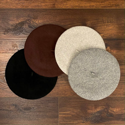 Wool Blend Felt Tam O'Shanter - Scottish Bonnet, Beret Hat - Now in 9 Colors! - Tampa Home & Garden Store
