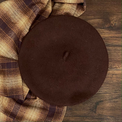 Wool Blend Felt Tam O'Shanter - Scottish Bonnet, Beret Hat - Now in 9 Colors! - Tampa Home & Garden Store