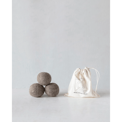 Wool Felt Dryer Balls, Set of 3 - Tampa Home & Garden Store