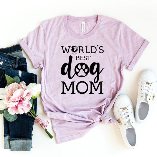 Worlds Best Dog Mom T-Shirt - Tampa Home & Garden Store