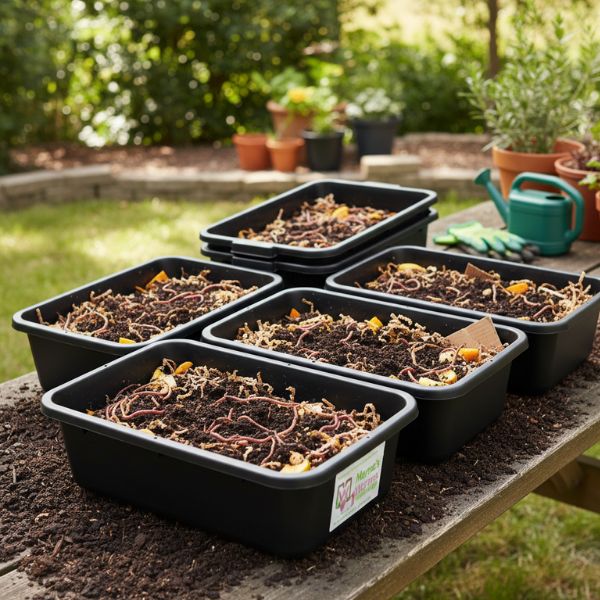 Worm Bin Bus Tubs (Set of 5) - Tampa Home & Garden Store