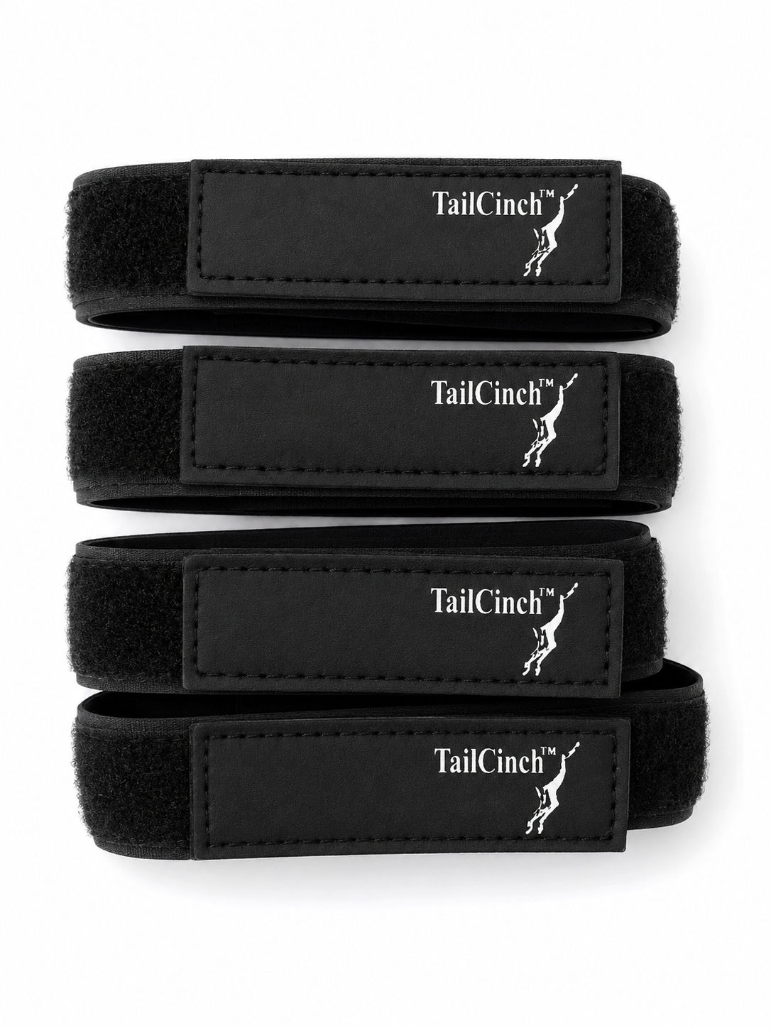 PoloCinch Polo Wrap Guards black double-sided Velcro 4-pack TailCinch logo on Tampa Home & Garden Store