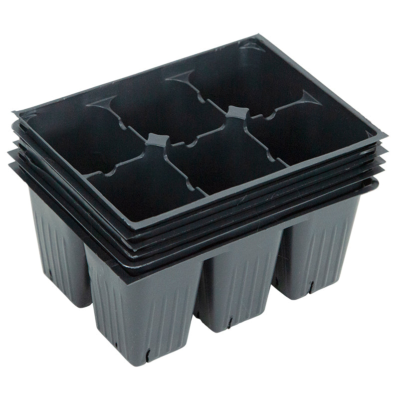 Lot de 6 pots de plantation X-Jumbo pour plateau 1020 - Recyclé (feuille de 6) 