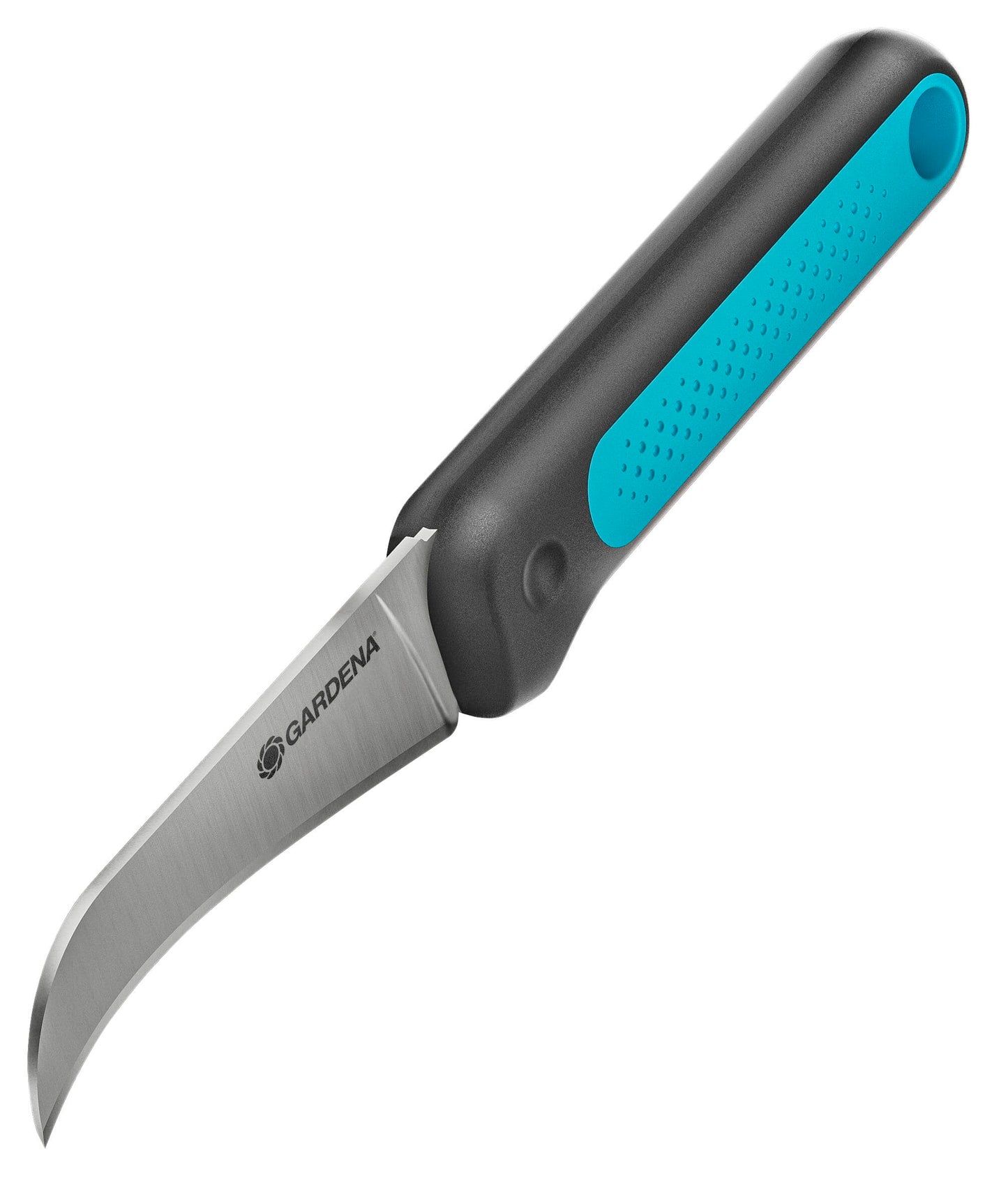 VeggieCut Scissors Gardena blue textured grip stainless steel blade on Tampa Home & Garden Store