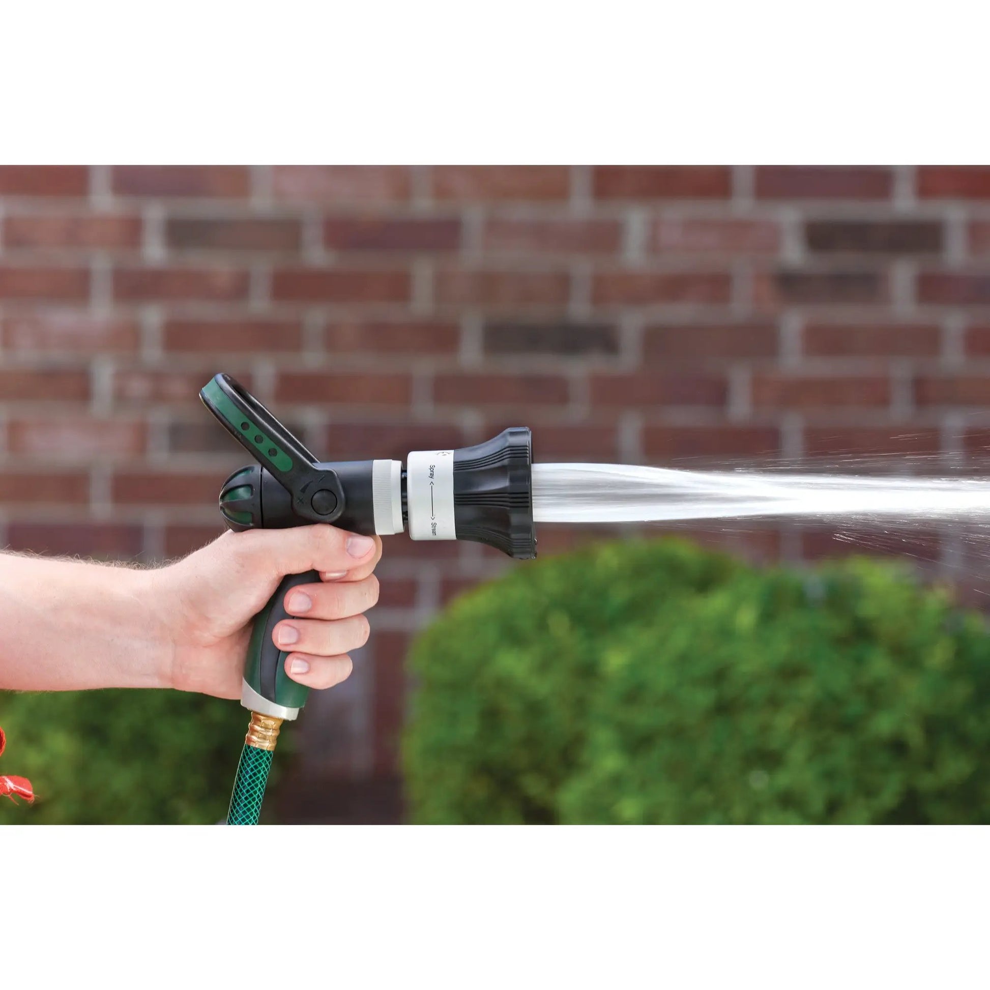 XL Stream Fire Hose Nozzle green adjustable multi-pattern spray for lawn Orbit Irrigation on Tampa Home & Garden Store