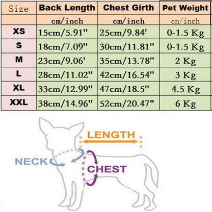 XS-2XL Winter Warm Pet Sweater - Tampa Home & Garden Store