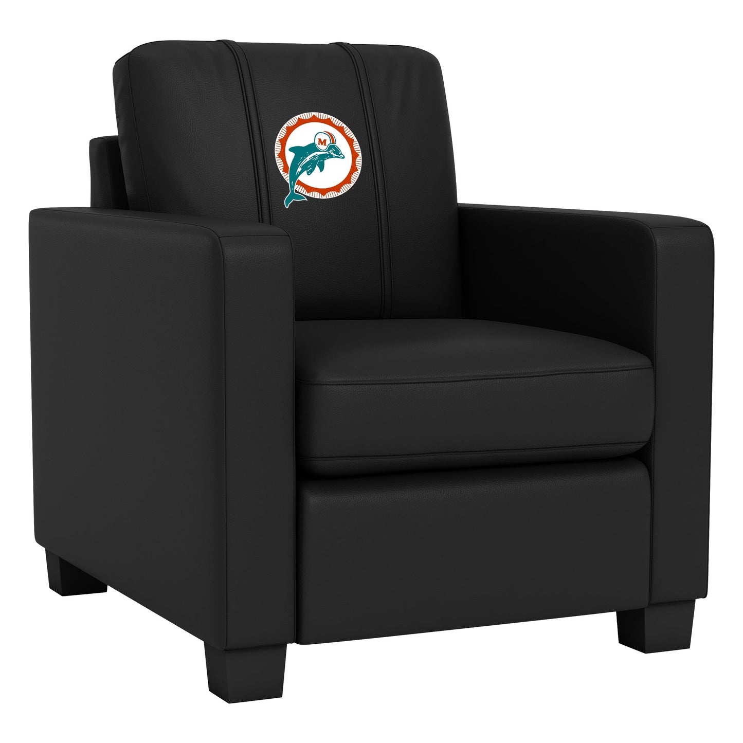 Fauteuil club stationnaire Dyno avec logo alternatif des Dolphins de Miami