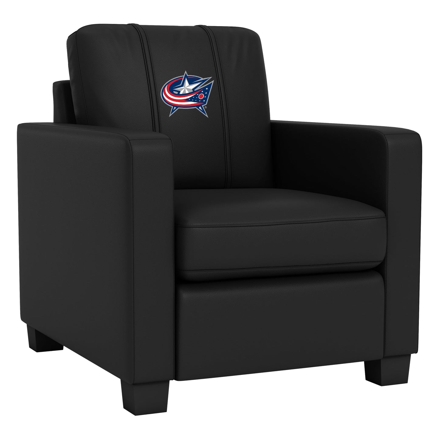 Fauteuil club stationnaire Dyno avec logo des Blue Jackets de Columbus