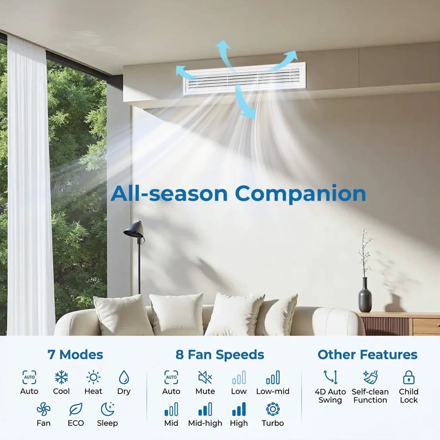 X Pro 27000 BTU 2 Zone 24 SEER2 Mini Split AC