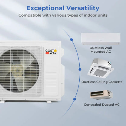 X Pro 35000 BTU 2 Zone Ceiling Cassette AC